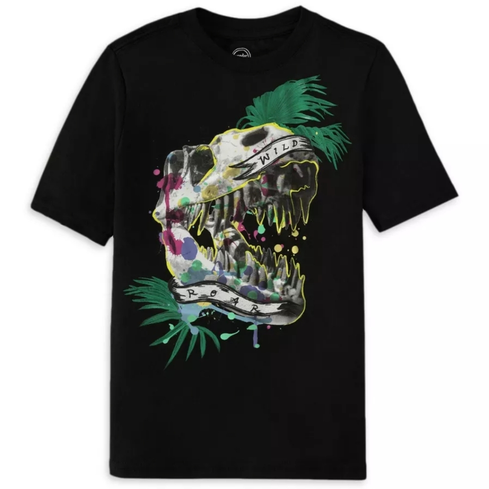 Wonder Nation Boys Wild Roar Dinosaur T-shirt Size Large